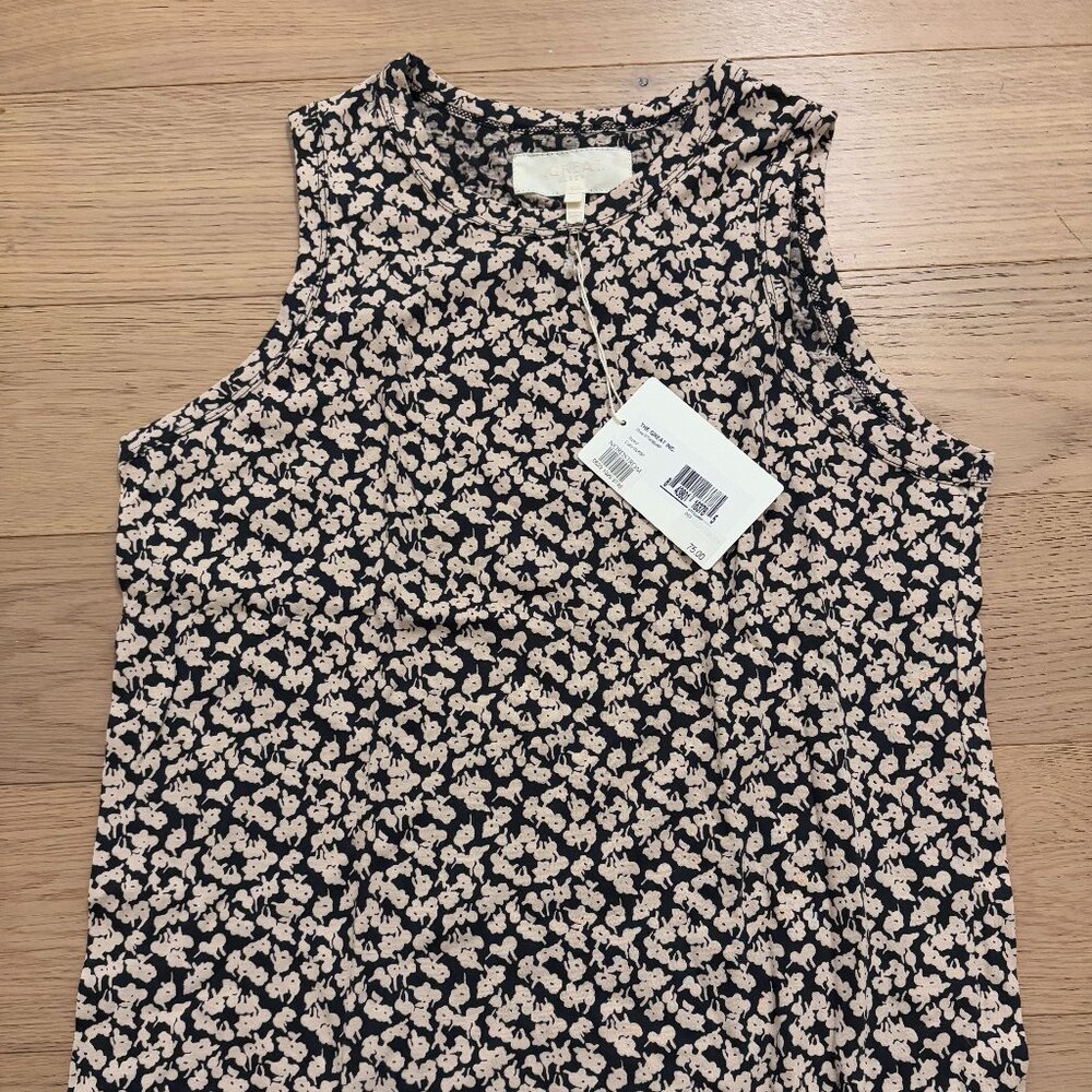 NWT THE GREAT. Sleep Tank Top, Floral Print, Size 0/XS
